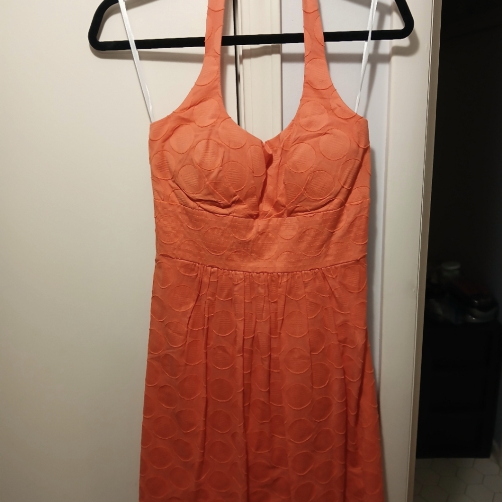 NWT orange short sundress